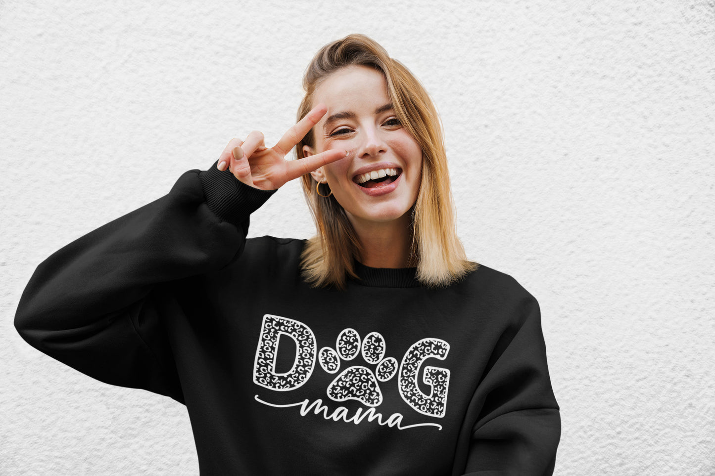 Sweater Trui – DOG mama -panterprint design