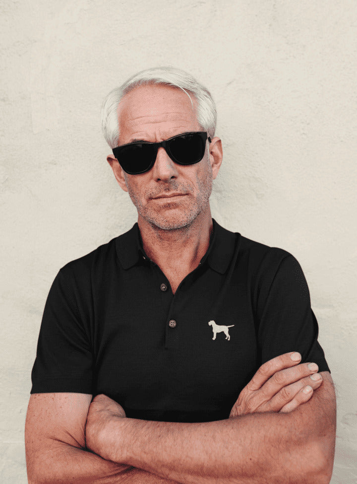 Premium Polo met Geborduurde Duitse Staande Draadhaar.