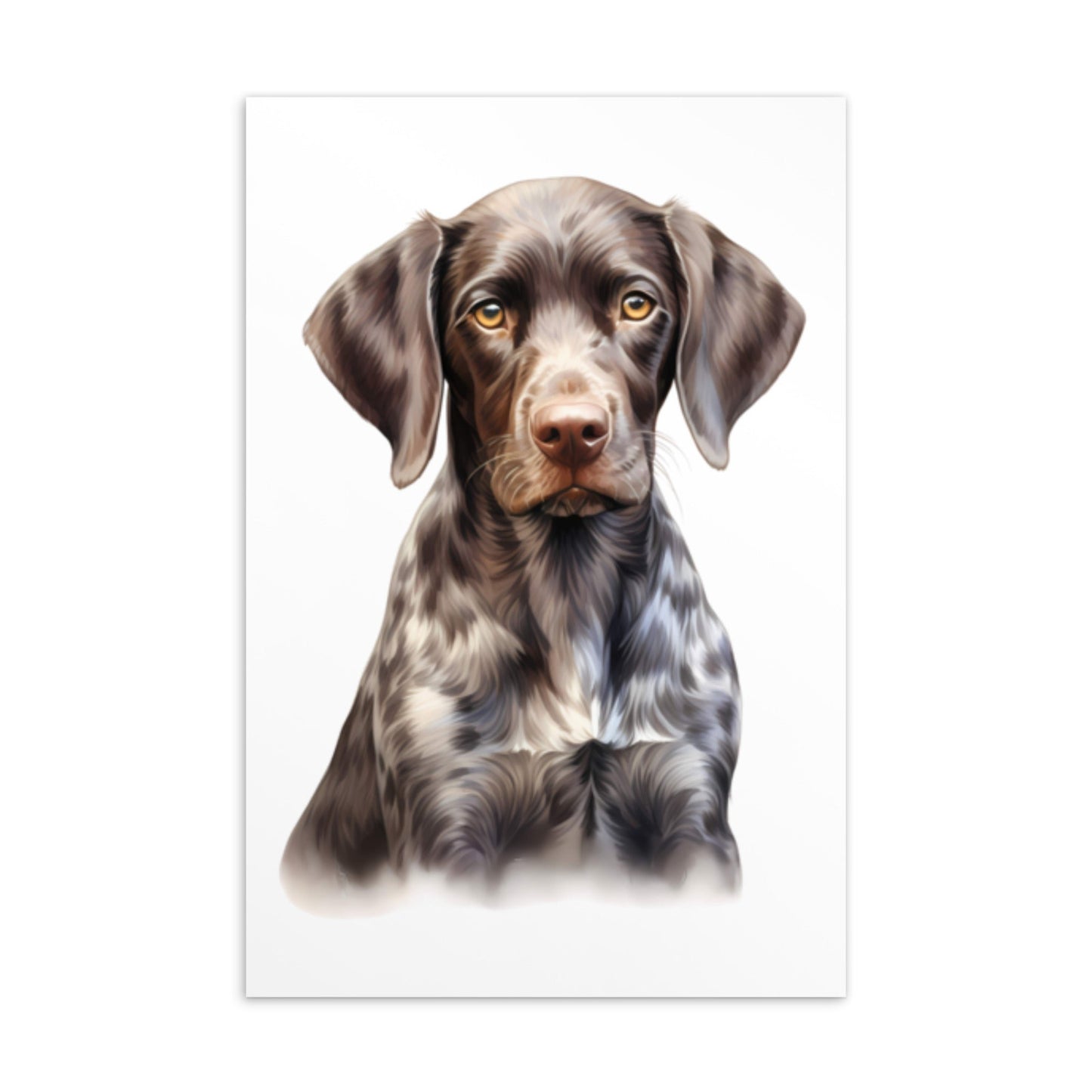 Duitse staande pups postkaartbundel - set van 6 Illustraties