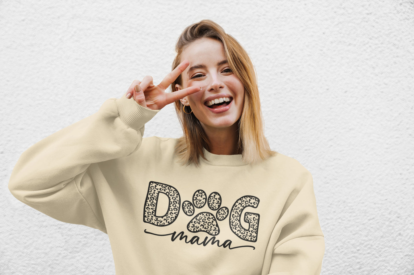 Sweater Trui – DOG mama -panterprint design
