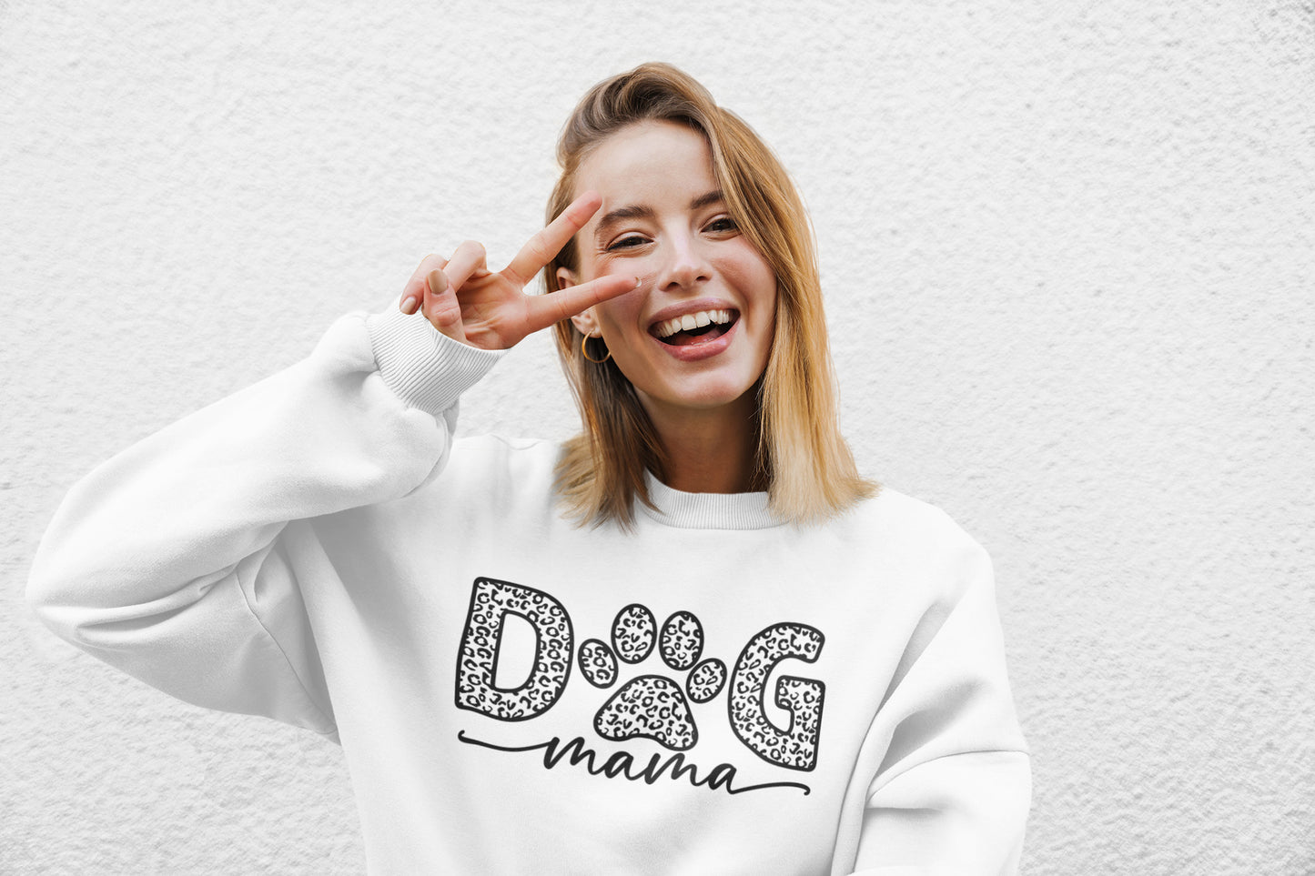 Sweater Trui – DOG mama -panterprint design